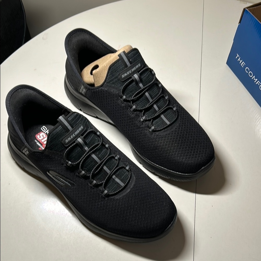 Skechers Slip-Ins Vegan Shoes - Black